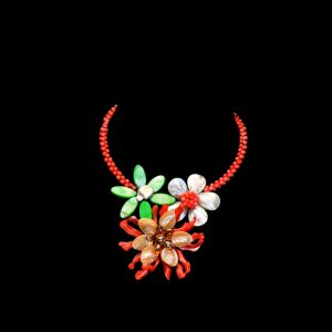 Bimbeads Shakara Petal Pearl and Shell Necklace Beads in Nigeria