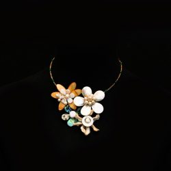 Bimbeads Shakara Petal Pearl and Shell Necklace beads