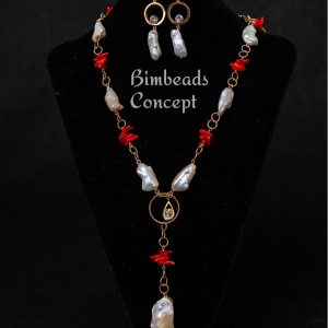 Coral beads Bimbeads